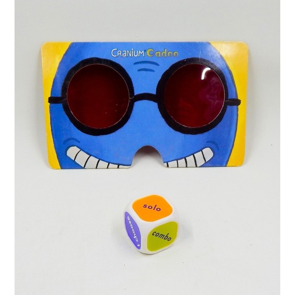 Cranium Cadoo 2004 Kids Board Game: Decoder Mask Dice Die Replacement Pieces - Picture 3 of 5